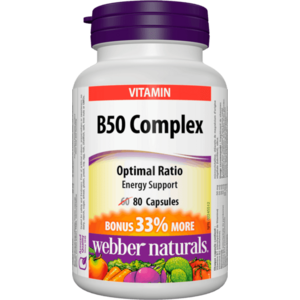 Webber Naturals B50 Complex 80 kapslí obraz