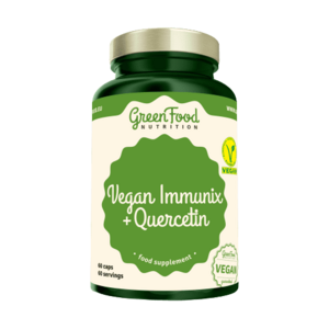GREENFOOD NUTRITION Vegan immunix + Quercetin 60 kapslí obraz