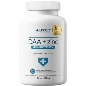 Aliver Nutraceutics DAA + Zinek 120 kapslí obraz