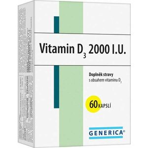 Generica Vitamin D3 2000 I.U. 60 kapslí obraz