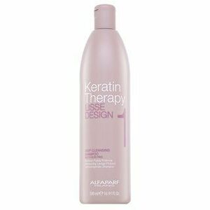 Alfaparf Milano Lisse Design Keratin Therapy Deep Cleansing Shampoo hloubkově čistící šampon pro všechny typy vlasů 500 ml obraz