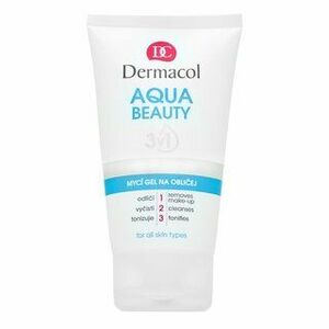 Dermacol Aqua Beauty 3in1 Face Cleansing Gel čistící gel na obličej 150 ml obraz
