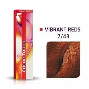Wella Professionals Color Touch Vibrant Reds profesionální demi-permanentní barva na vlasy s multi-dimenzionálním efektem 7/43 60 ml obraz