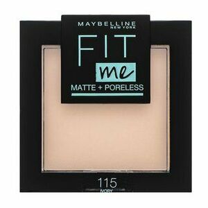Maybelline Fit Me! Powder Matte + Poreless 115 Ivory pudr s matujícím účinkem 9 g obraz