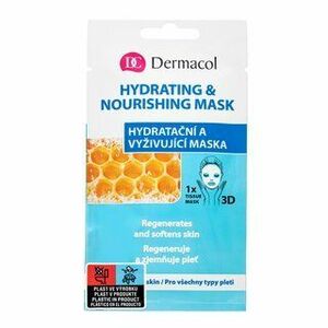 Dermacol Hydrating & Nourishing Mask plátýnková maska s hydratačním účinkem 15 ml obraz