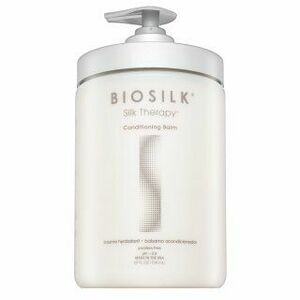 BioSilk Silk Therapy Conditioning Balm uhlazující maska pro hebkost a lesk vlasů 739 ml obraz