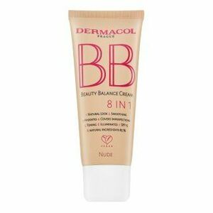 Dermacol BB Beauty Balance Cream 8in1 BB krém pro sjednocenou a rozjasněnou pleť Nude 30 ml obraz