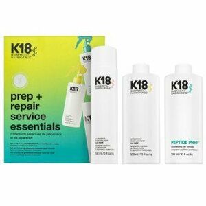 K18 Prep+ Repair Service Essentials sada pro regeneraci, výživu a ochranu vlasů 300 ml + 300 ml + 150 ml obraz