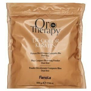 Fanola Oro Therapy 24k De-Color Keratin melírovací prášek pro zesvětlení vlasů 500 g obraz