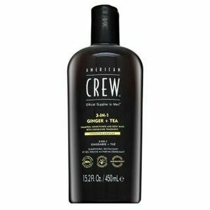 American Crew 3-in-1 Ginger + Tea šampon, kondicionér a sprchový gel 450 ml obraz