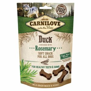 CARNILOVE Dog semi moist snack duck&rosemary 200 g obraz
