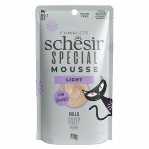 SCHESIR Special Mousse Light kapsička pro kočky kuře 70 g obraz