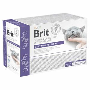 BRIT Veterinary Diet Cat Pouch fillets in Gravy Gastrointest 12x85 g obraz