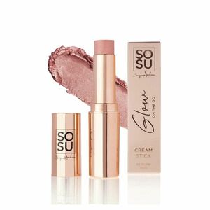 SOSU Cosmetics Krémová tvářenka v tyčince Glow on the go Pink 7 g obraz
