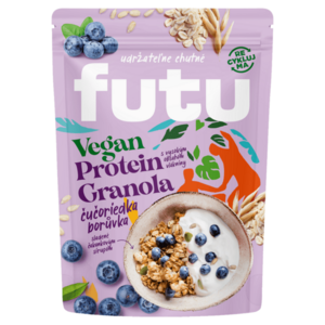 FUTU Proteinová granola s borůvkami vegan 350 g obraz