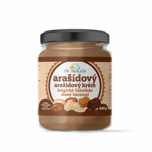 DR.NATURAL Arašídový krém belgická čokoláda slaný karamel 500 g obraz