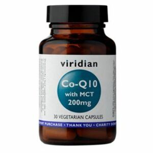 VIRIDIAN Nutrition Co-enzym Q10 with MCT 200 mg 30 kapslí obraz