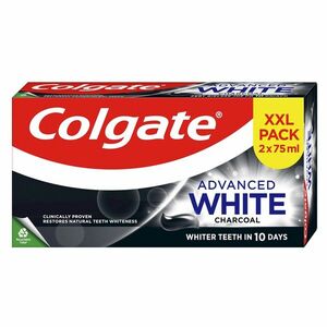 COLGATE Zubní pasta Advanced White Charcoal 2 x 75 ml obraz
