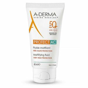 A-DERMA Protect AC Zmatňující fluid SPF 50+ 40 ml obraz