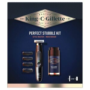GILLETTE KingC Styler zastřihovač + balzám 100 ml Dárkové balení obraz