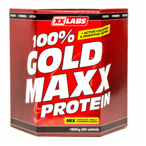 XXLABS 100% Gold maxx protein mix příchutí sáčky 60 x 30 g obraz
