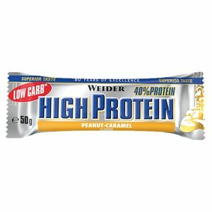 WEIDER Low Carb High Protein tyčinka peanut caramel 50 g obraz