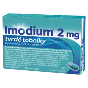 IMODIUM® 2 mg tvrdé tobolky 20 kusů obraz