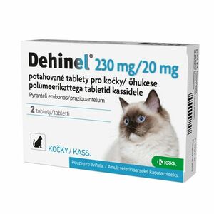 Dehinel pro kočky 230 mg/20 mg 2 tablety obraz
