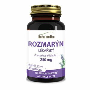 Herbamedica Rosmaria Rozmarýn lékařský 250 mg 80 tobolek obraz