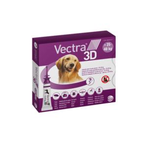 Vectra 3D spot-on pro psy L (25–40 kg) 3 pipety obraz