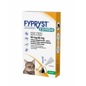Fypryst Combo spot-on pro kočky a fretky 50 mg/60 mg roztok pro nakapání na kůži 1x0, 5 ml obraz