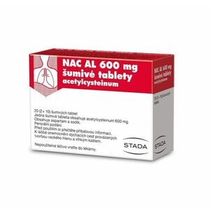 NAC AL 600 mg 20 šumivých tablet obraz