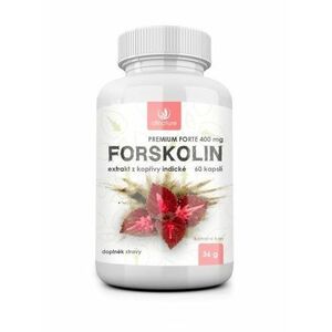 Allnature Forskolin Premium Forte 400 mg 60 kapslí obraz