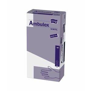 Ambulex Vinylové rukavice nepudrované vel. L 100 ks obraz