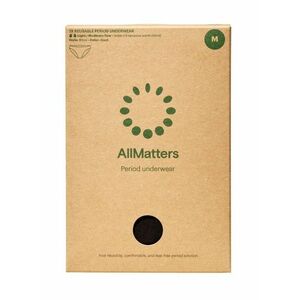 AllMatters Menstruační kalhotky - bikiny vel. M 1 ks černé obraz