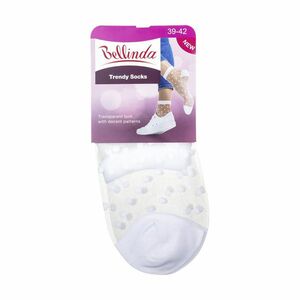Bellinda Dámské punčochové ponožky s puntíky vel. 39/42 1 pár bílé obraz