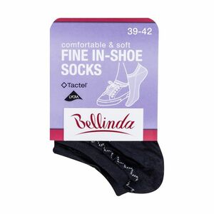 Bellinda FINE IN-SHOE vel. 39/42 dámské kotníkové ponožky 1 pár černé obraz