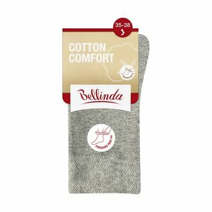 Bellinda Cotton Comfort vel. 35/38 dámské klasické ponožky 1 pár šedé obraz