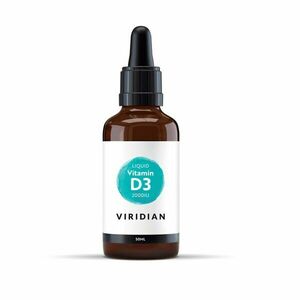 Viridian Liquid Vitamin D3 2000 IU 50 ml obraz
