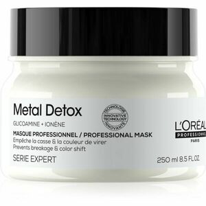 L’Oréal Professionnel Serie Expert Metal Detox hloubkově vyživující maska pro barvené a poškozené vlasy 250 ml obraz