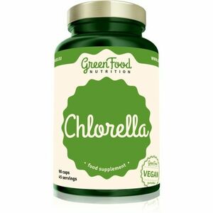 GreenFood Nutrition Chlorella kapsle pro detoxikaci organismu a podporu imunity 90 cps obraz