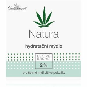 Cannaderm Natura Hydratační mýdlo pH 5.5 hydratační mýdlo s konopným olejem 100 g obraz