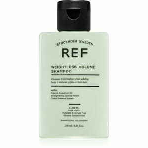 REF Weightless Volume Shampoo šampon pro jemné a zplihlé vlasy pro objem od kořínků 100 ml obraz