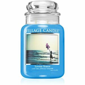 Village Candle Summer Breeze vonná svíčka (Glass Lid) 602 g obraz