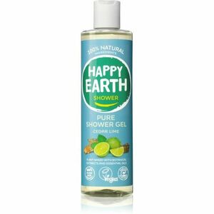 Happy Earth 100% Natural Shower Gel Cedar Lime sprchový gel 300 ml obraz