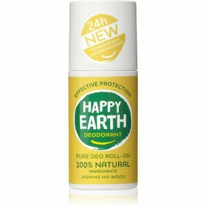 Happy Earth 100% Natural Deodorant Roll-On Jasmine Ho Wood deodorant roll-on 75 ml obraz