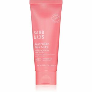 Sand & Sky Australian Pink Clay Micro-Exfoliating Face Scrub mikro-exfoliační čisticí gel na obličej 100 g obraz