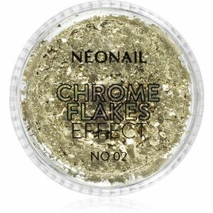 NEONAIL Effect Chrome Flakes třpytivý prášek na nehty odstín No. 2 0, 5 g obraz