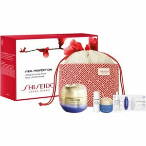 Shiseido Vital Perfection Uplifting and Firming Cream Pouch Set dárková sada (pro vyhlazení kontur) obraz