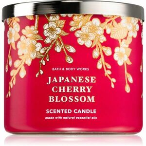 Bath & Body Works Japanese Cherry Blossom vonná svíčka III. 411 g obraz